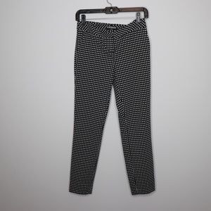 Express Black & White Checkered Columnist Dress Pants Size 0